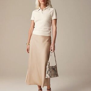 J.Crew Gwyneth Skirt in Champagne